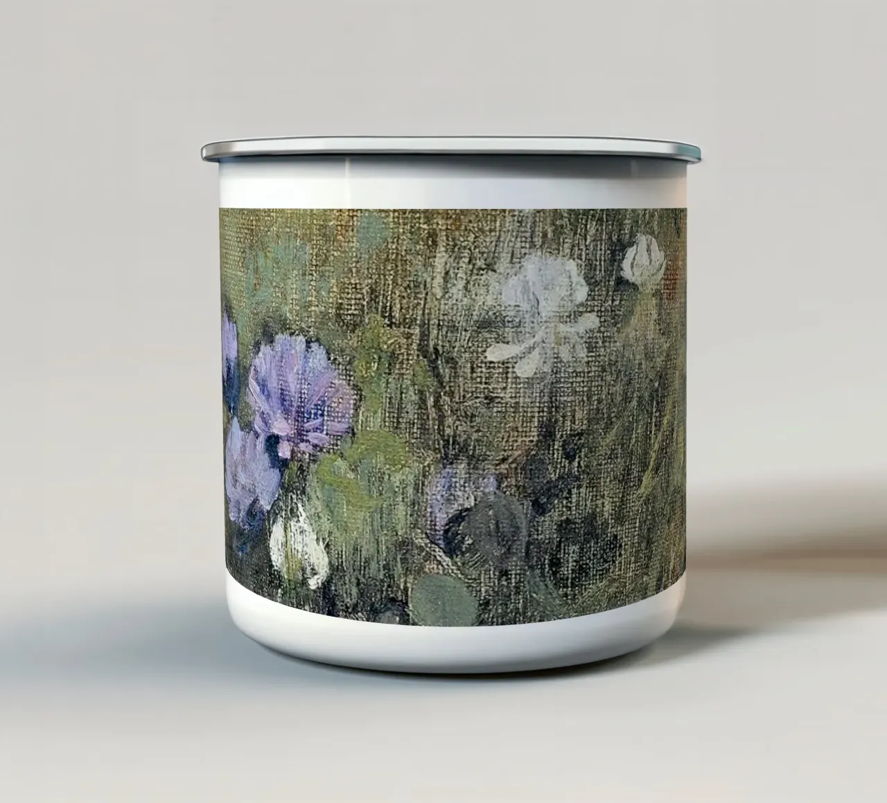 Blooming Clover Wildflowers tazza in smalto da apoloprints