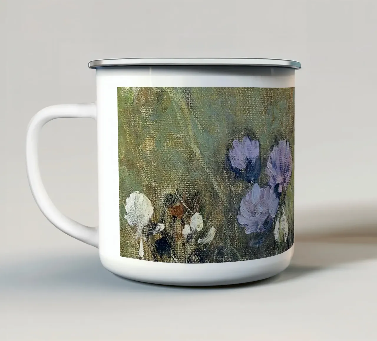 Blooming Clover Wildflowers tazza in smalto da apoloprints