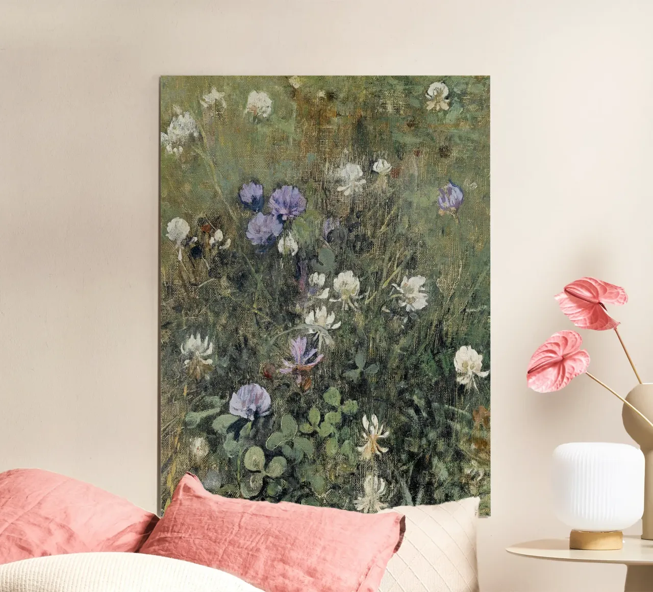 Blooming Clover Wildflowers poster da apoloprints