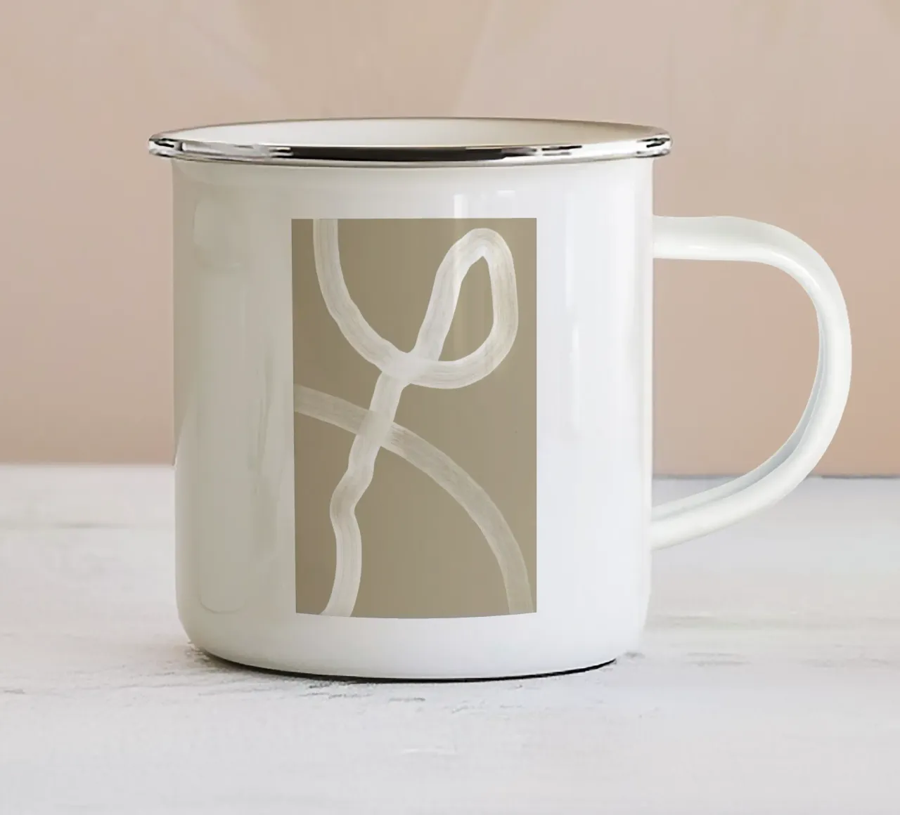 Simple Stories No 4 tazza in smalto da treechild