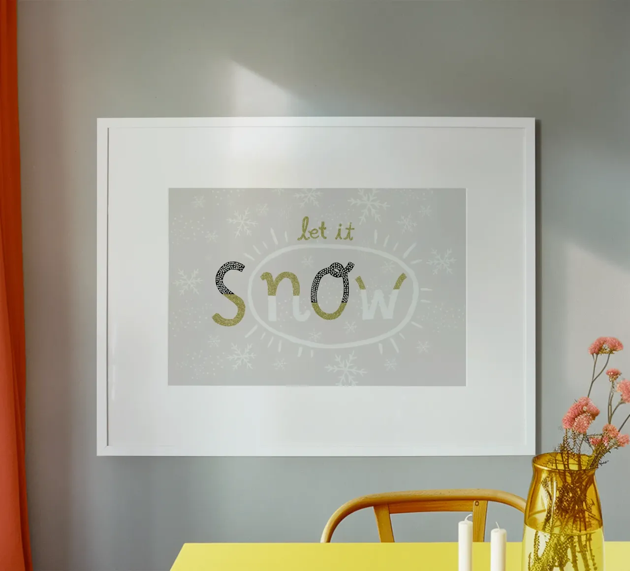 Snow poster by typealive