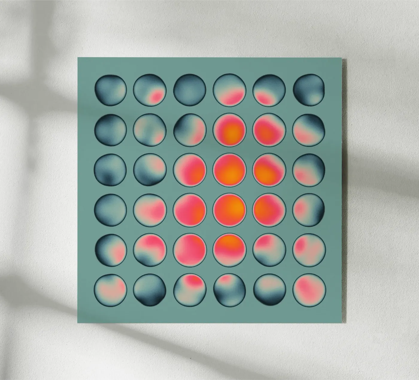 ORBS (30) acryl van Jazzberry Blue