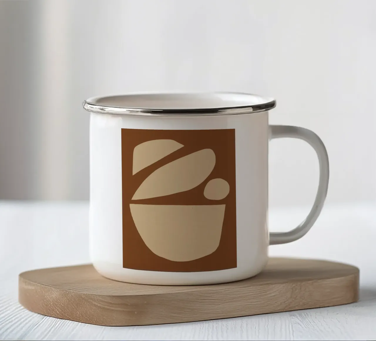 Simple Stories No 8 tazza in smalto da treechild