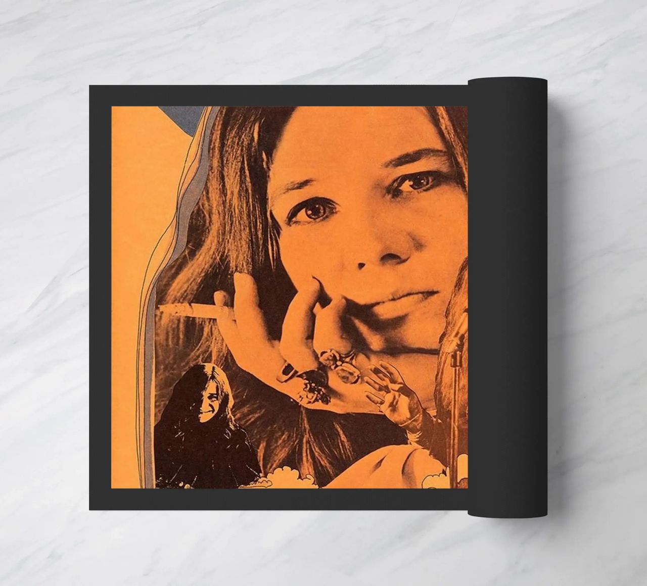 JANIS JOPLIN 1969 Concert Poster Wichita paillasson de SoundStudio