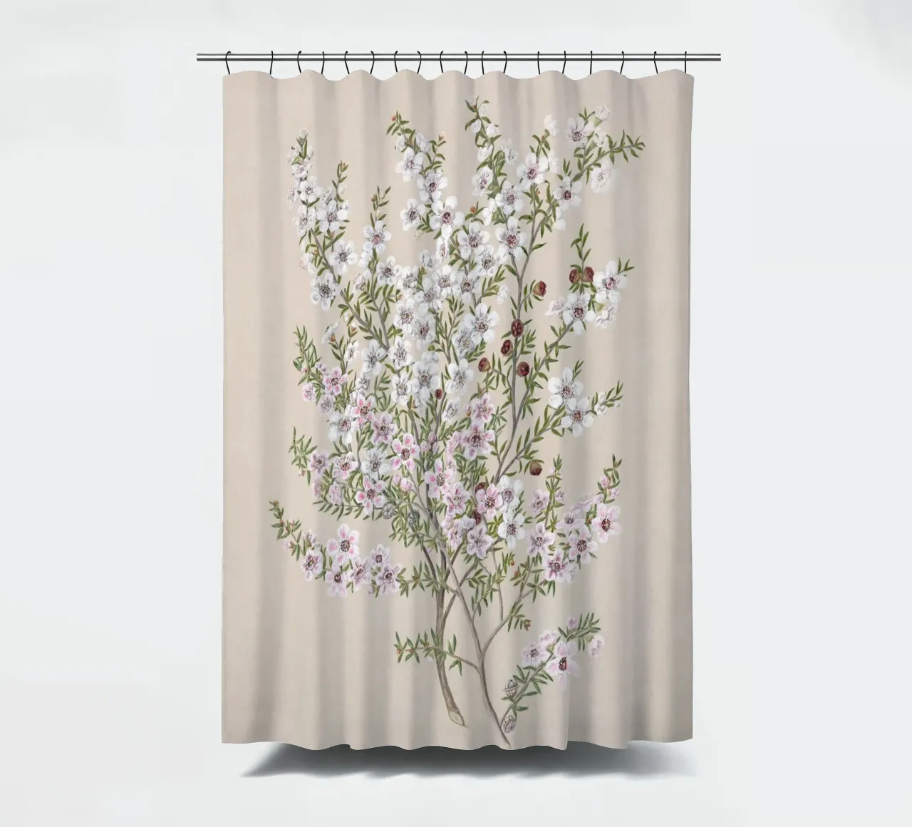 Boho Floral Branch tenda da doccia da apoloprints