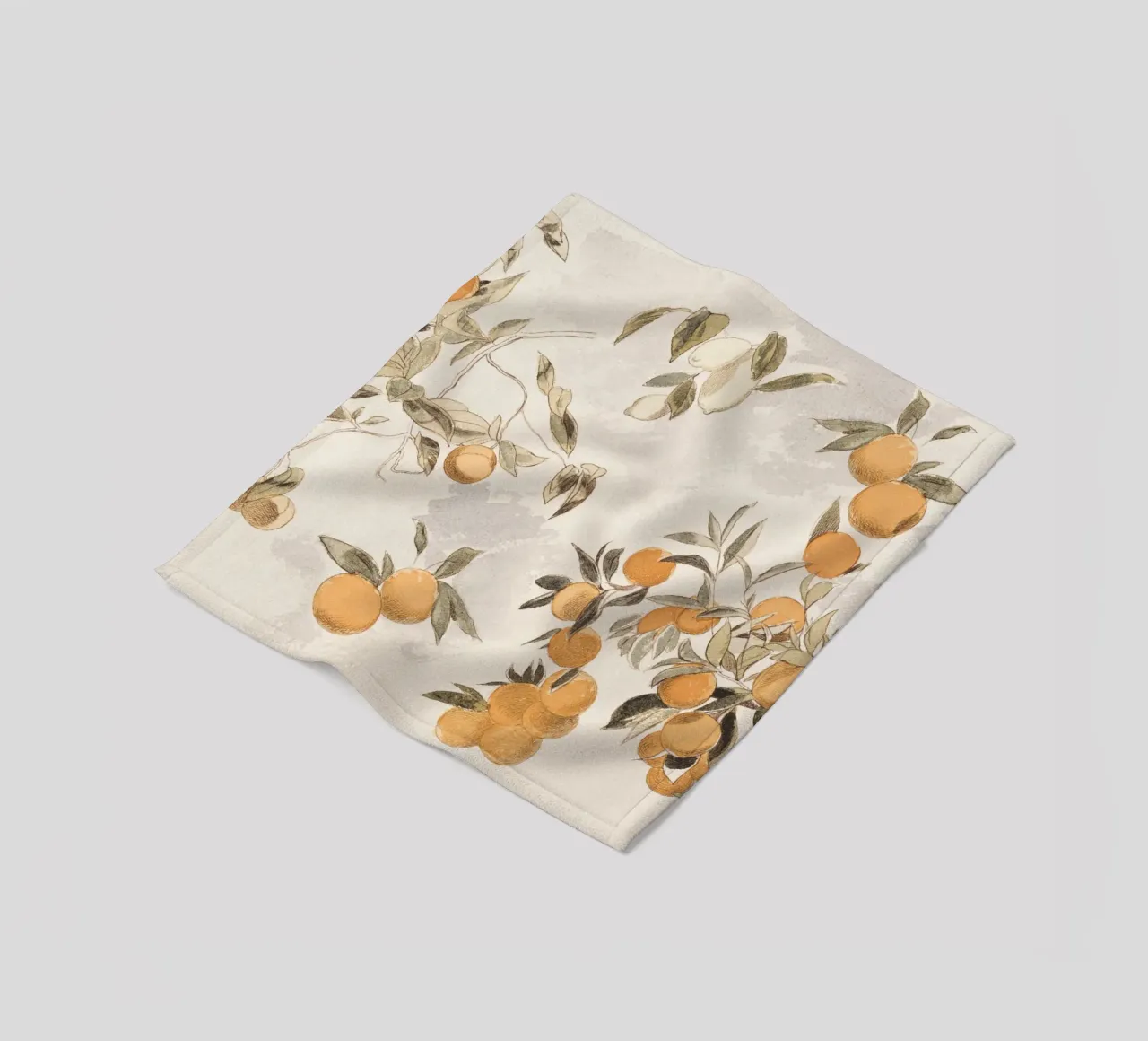Oranges Boho Watercolor coperta in pile da apoloprints