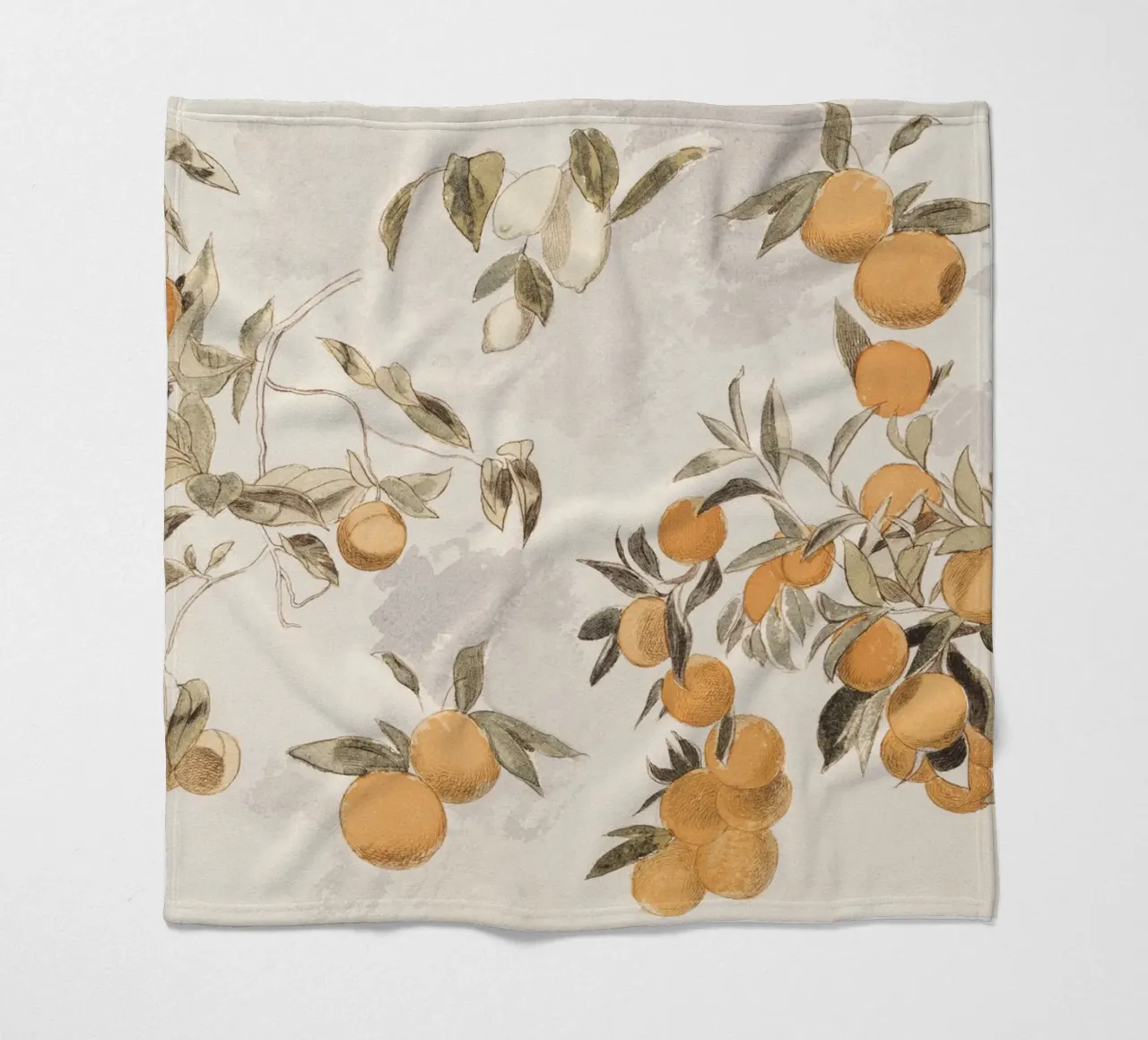Oranges Boho Watercolor coperta in pile da apoloprints