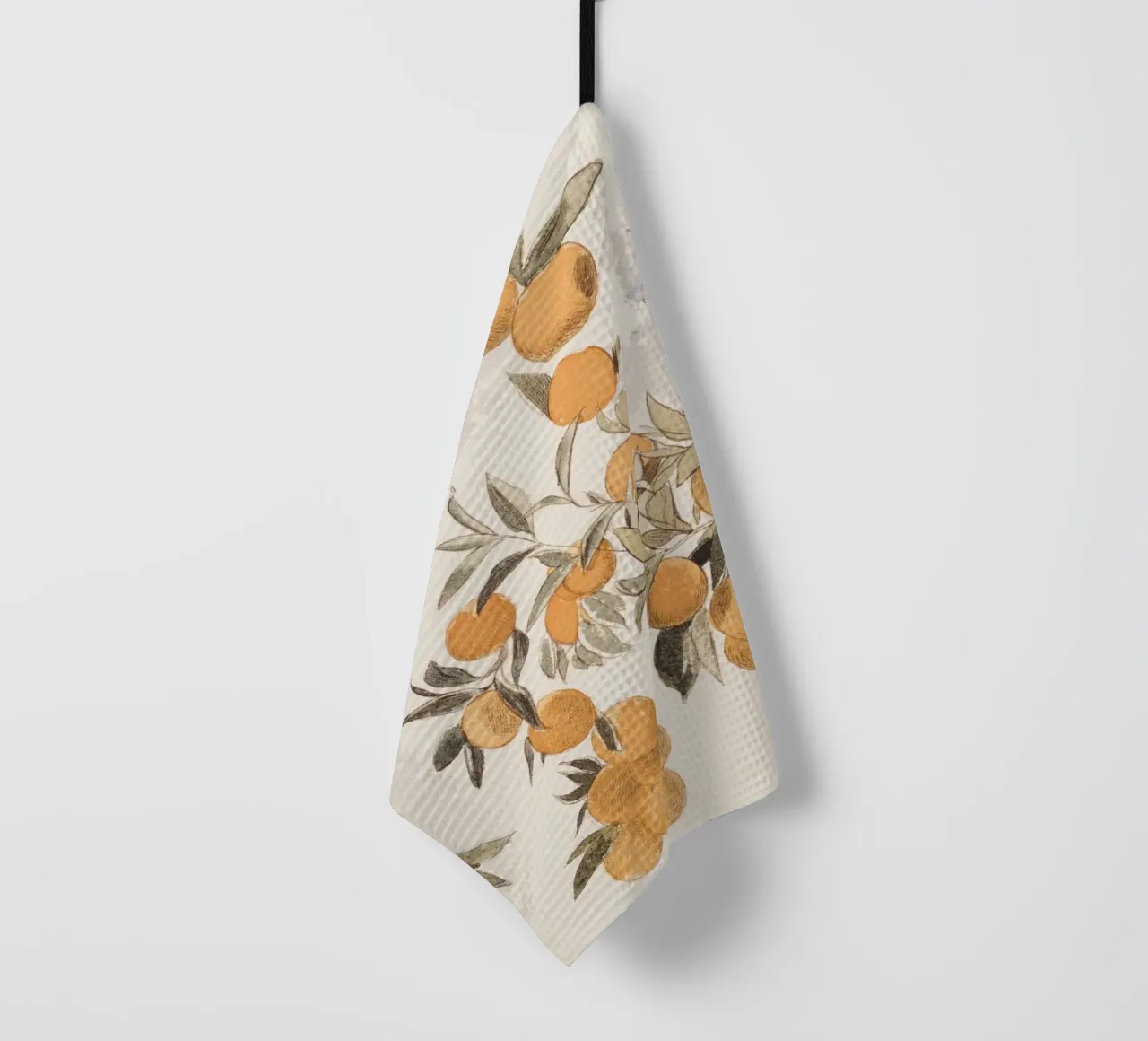 Oranges Boho Watercolor canovaccio da cucina da apoloprints