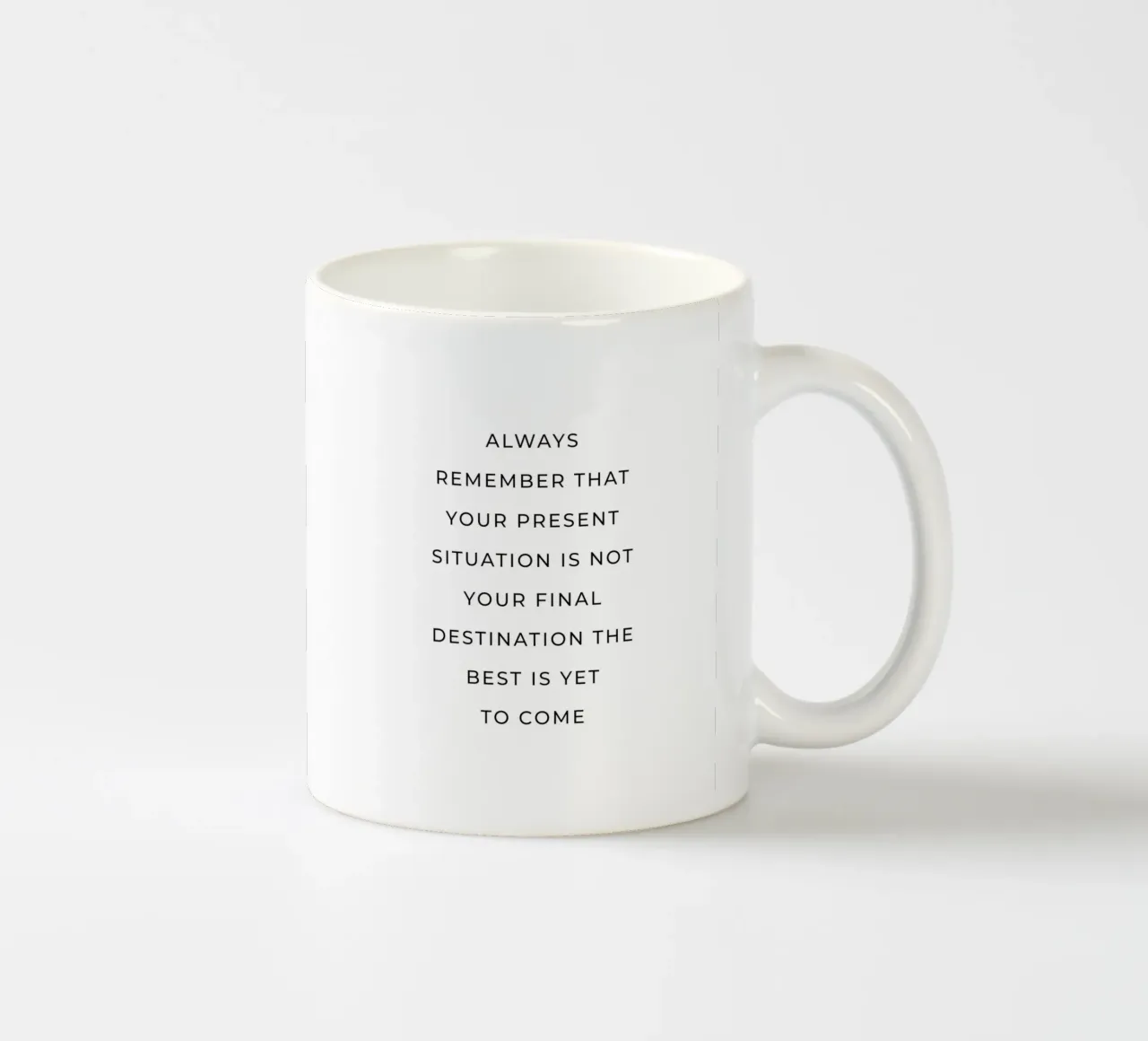 Il meglio deve ancora venire cita tazza in ceramica da Paigaam Studio