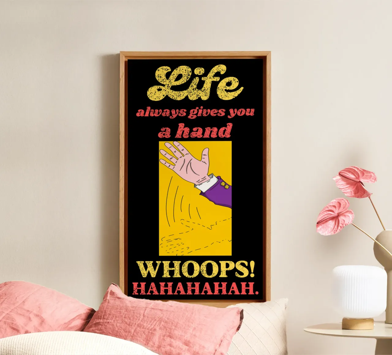 Sarcastisch leven helpt je een handje canvas met Baklijst van sillyindustries