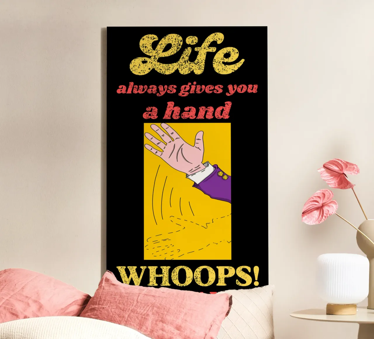 Sarcastisch leven helpt je een handje canvas met Baklijst van sillyindustries