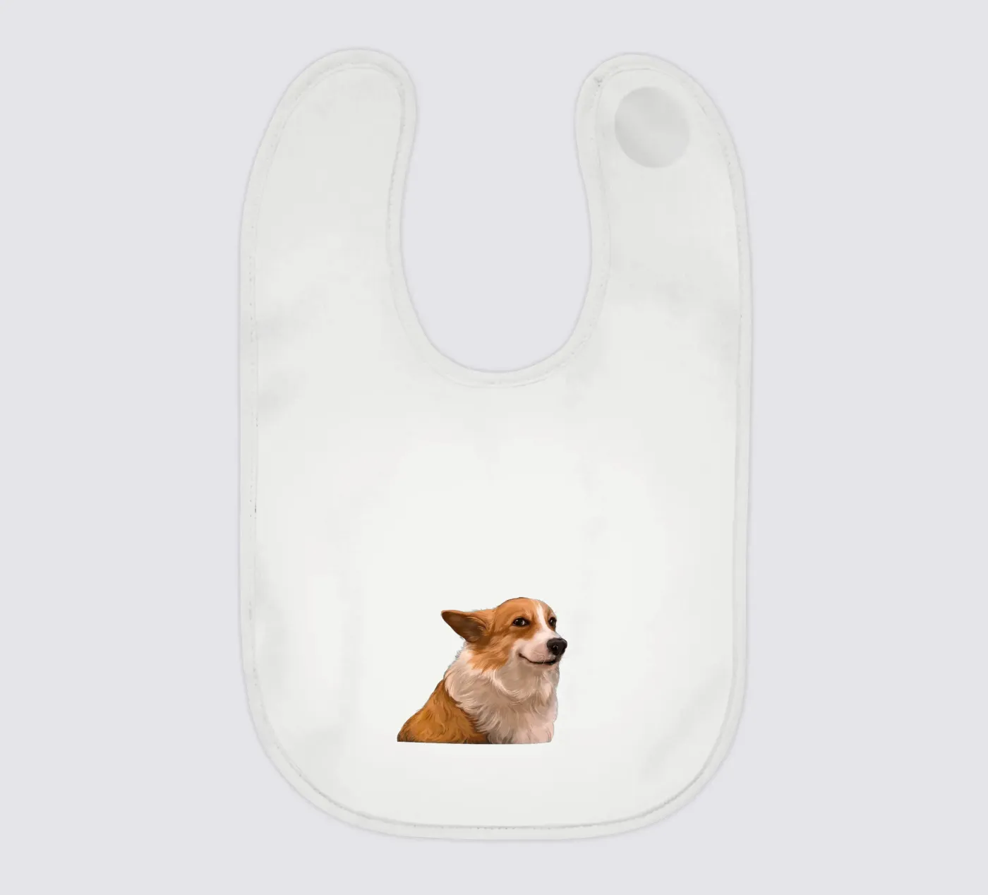 Sneaky Corgi bavaglino da Laura Graves