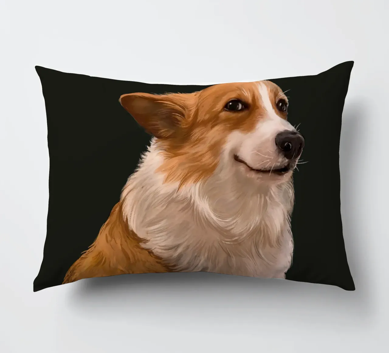 Sneaky Corgi cuscino da Laura Graves