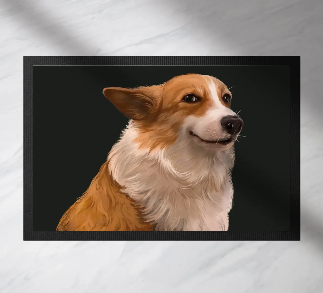 Sneaky Corgi zerbino da Laura Graves