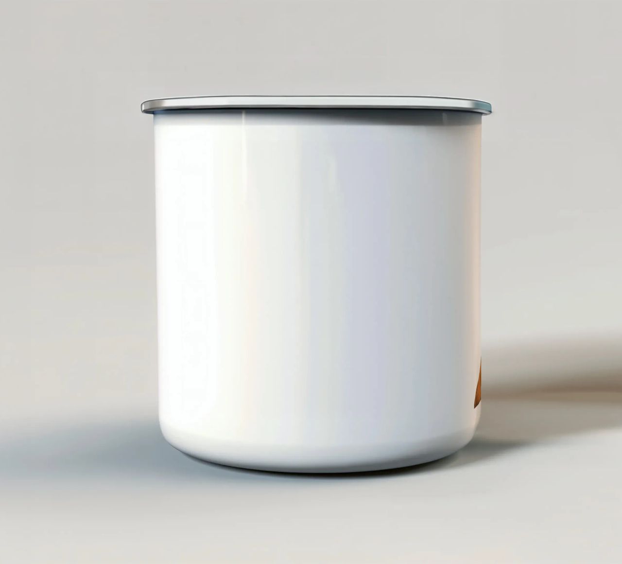 Sneaky Corgi tazza in smalto da Laura Graves