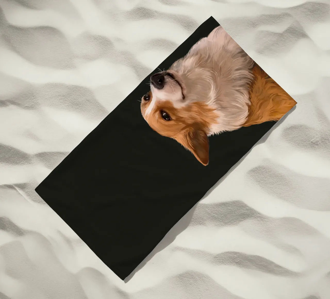 Sneaky Corgi telo mare da Laura Graves