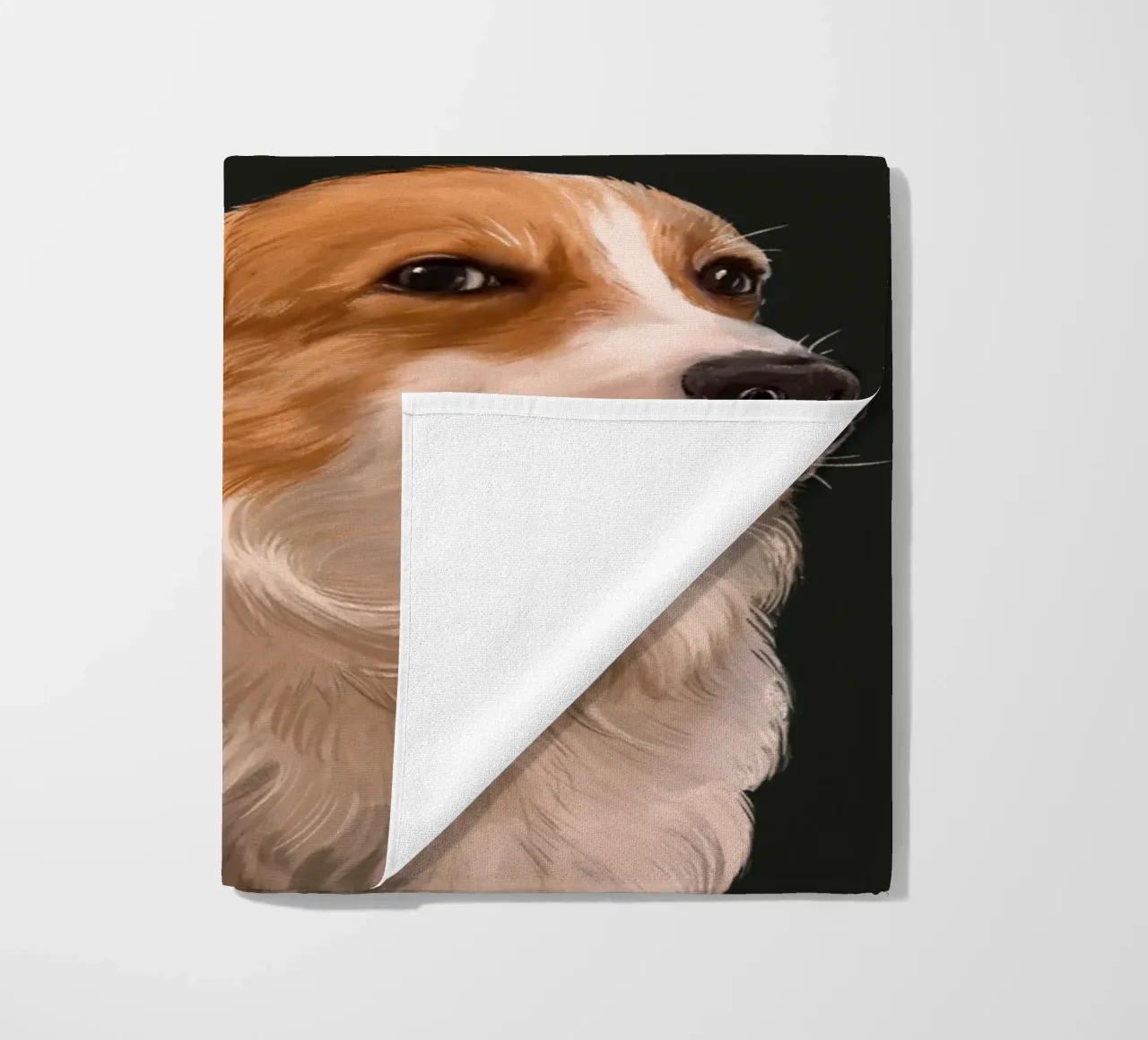 Sneaky Corgi telo mare da Laura Graves