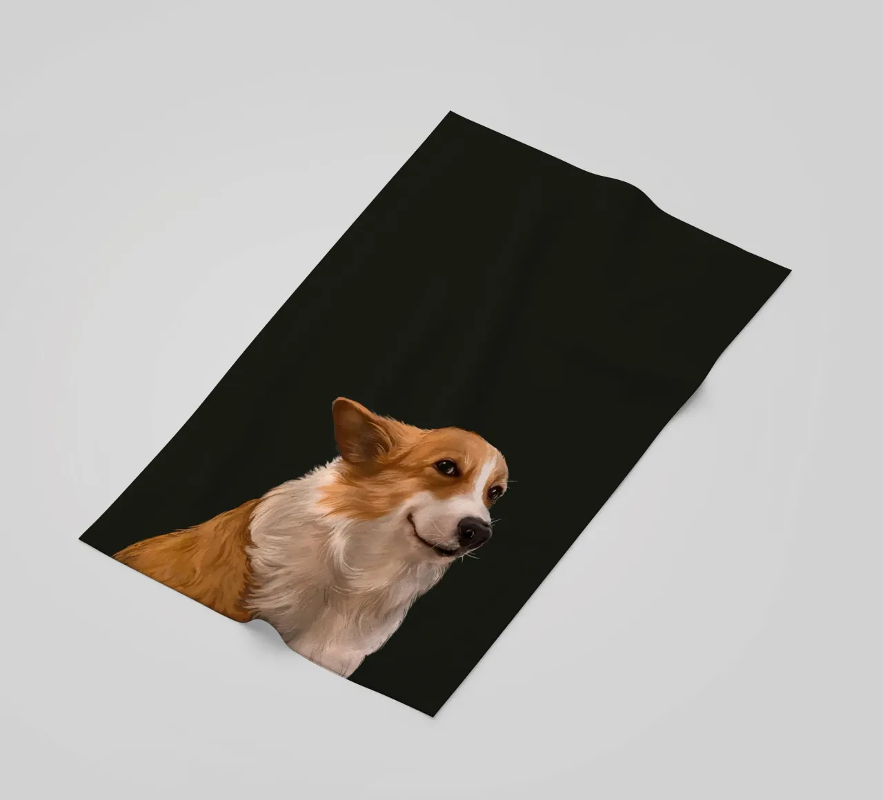 Sneaky Corgi telo mare da Laura Graves