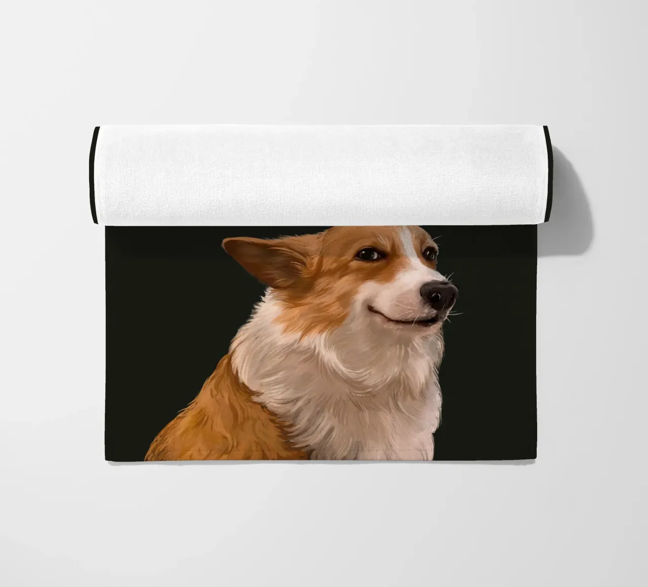 Sneaky Corgi telo mare da Laura Graves