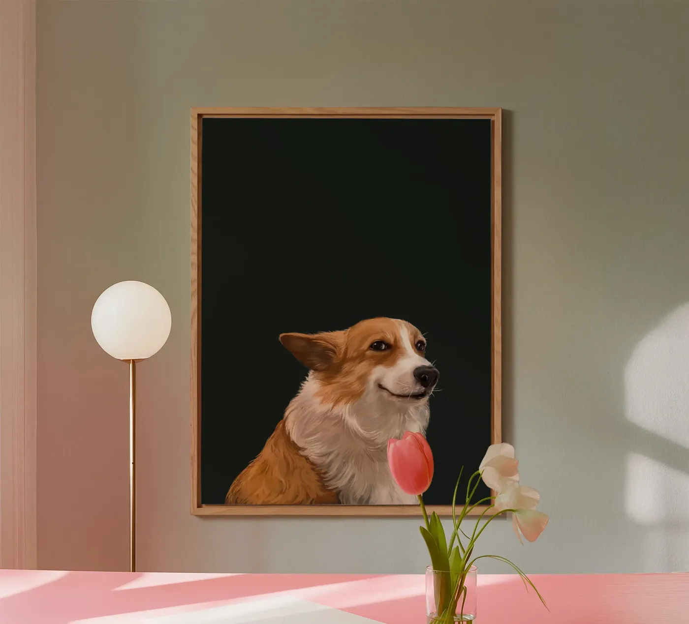 Sneaky Corgi pannello forex da Laura Graves