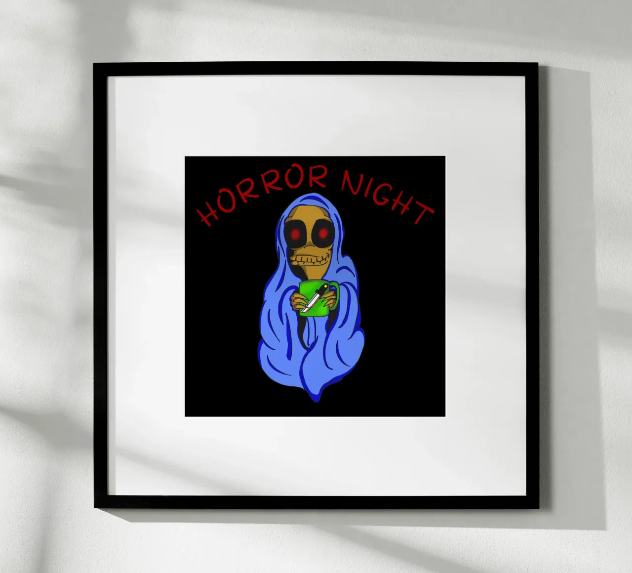Niedliche Horror-Nacht Poster von sillyindustries