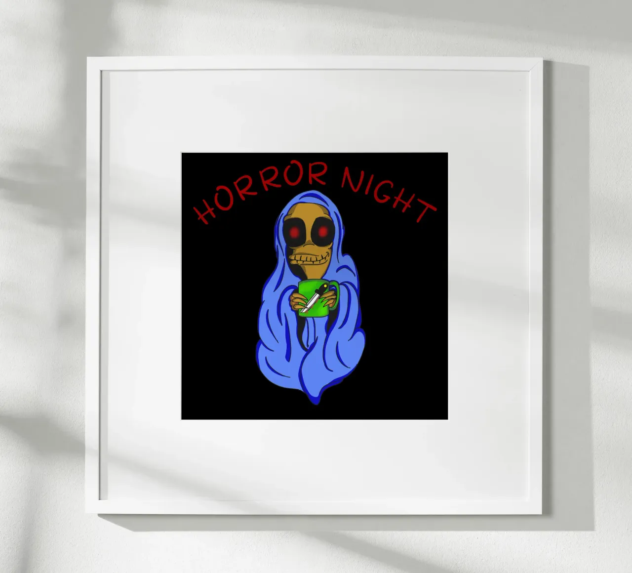 Niedliche Horror-Nacht Poster von sillyindustries