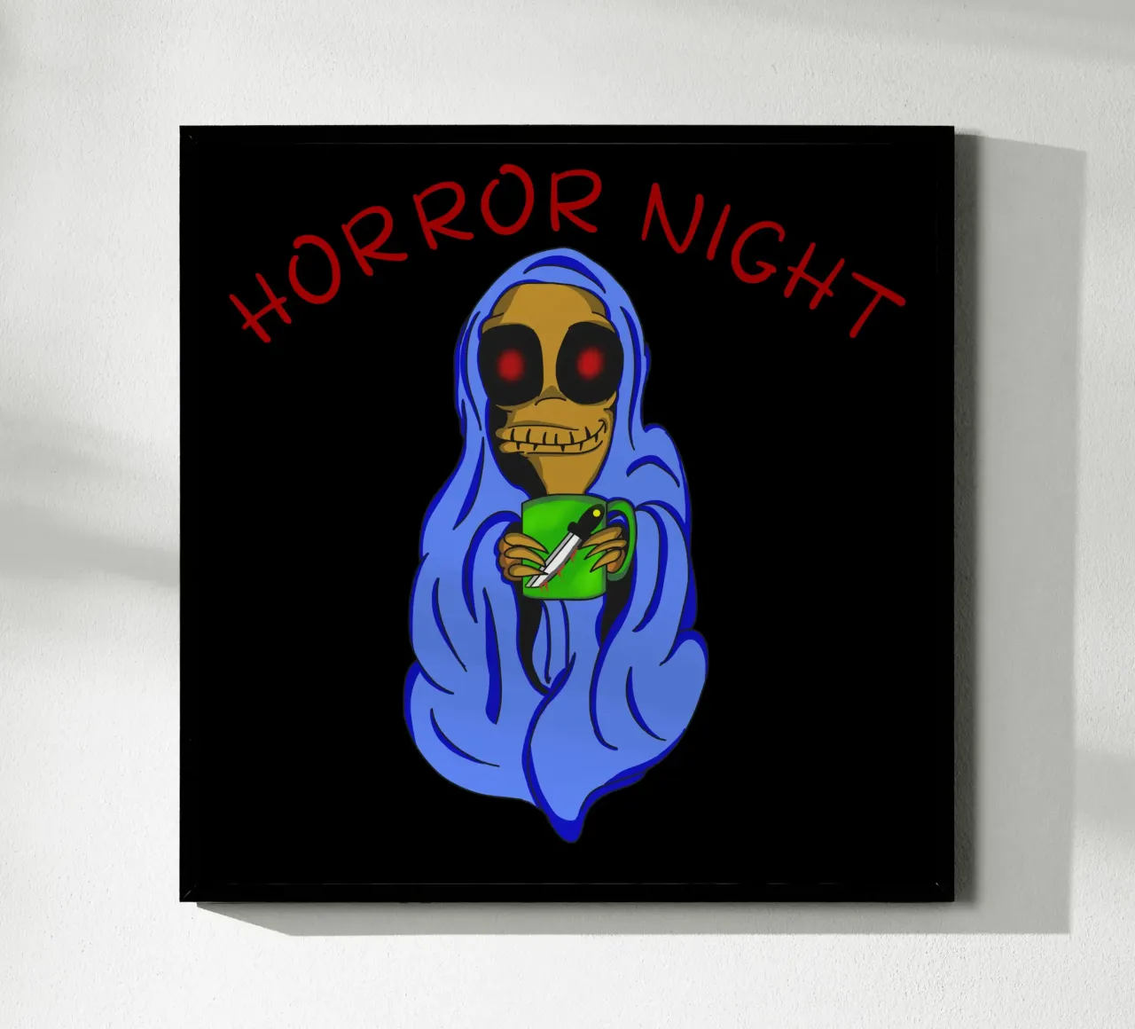Niedliche Horror-Nacht Poster von sillyindustries
