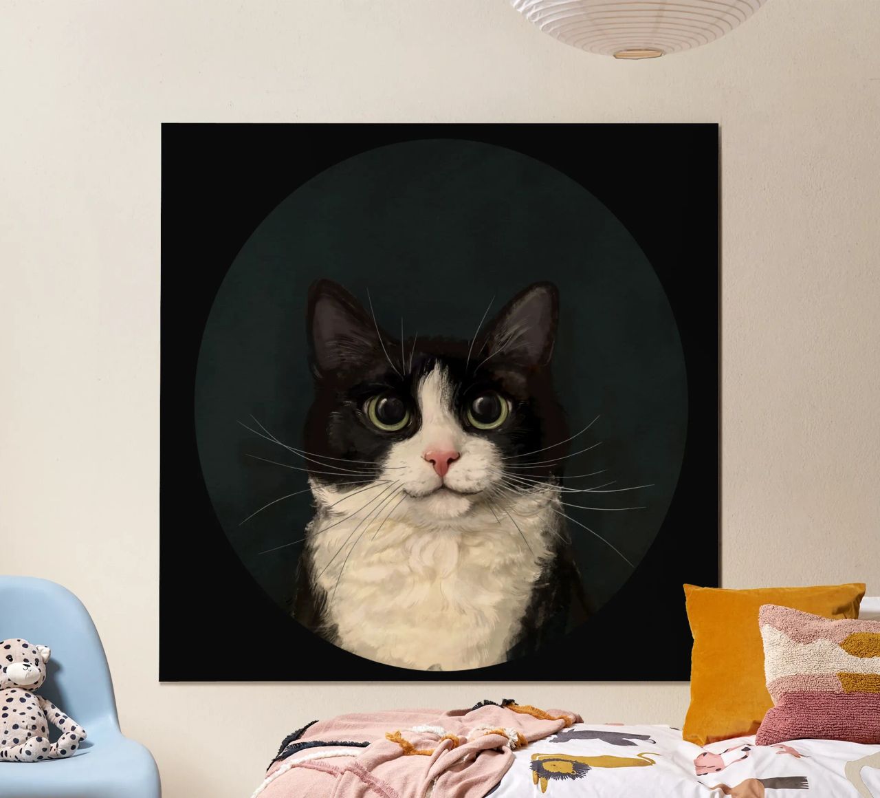 Tuxedo Cat Portrait poster da Laura Graves