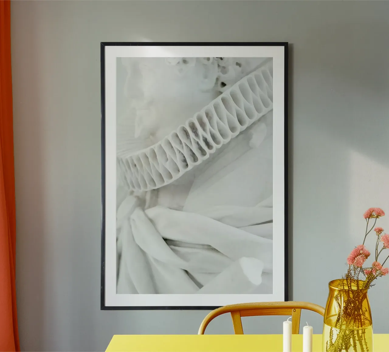 Vain Boy poster con telaio in legno da Paul Aidan Perry