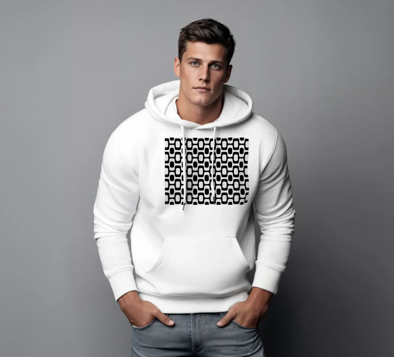 Rio Ipanema Beach Pattern sudadera con capucha de apoloprints