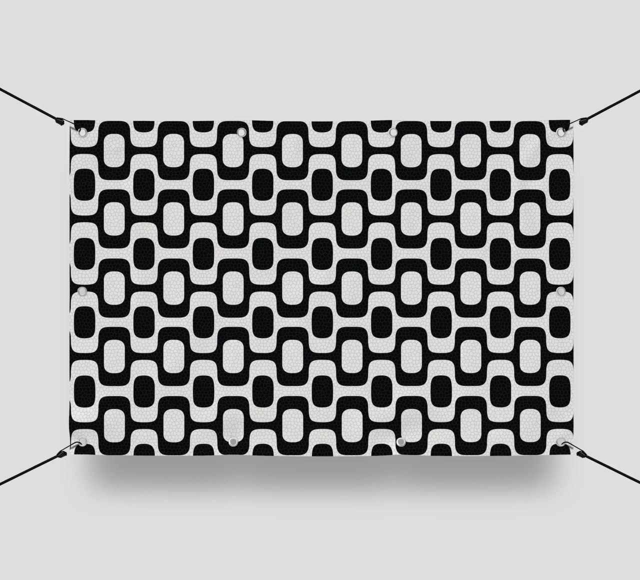 Rio Ipanema Beach Pattern telo in pvc da apoloprints