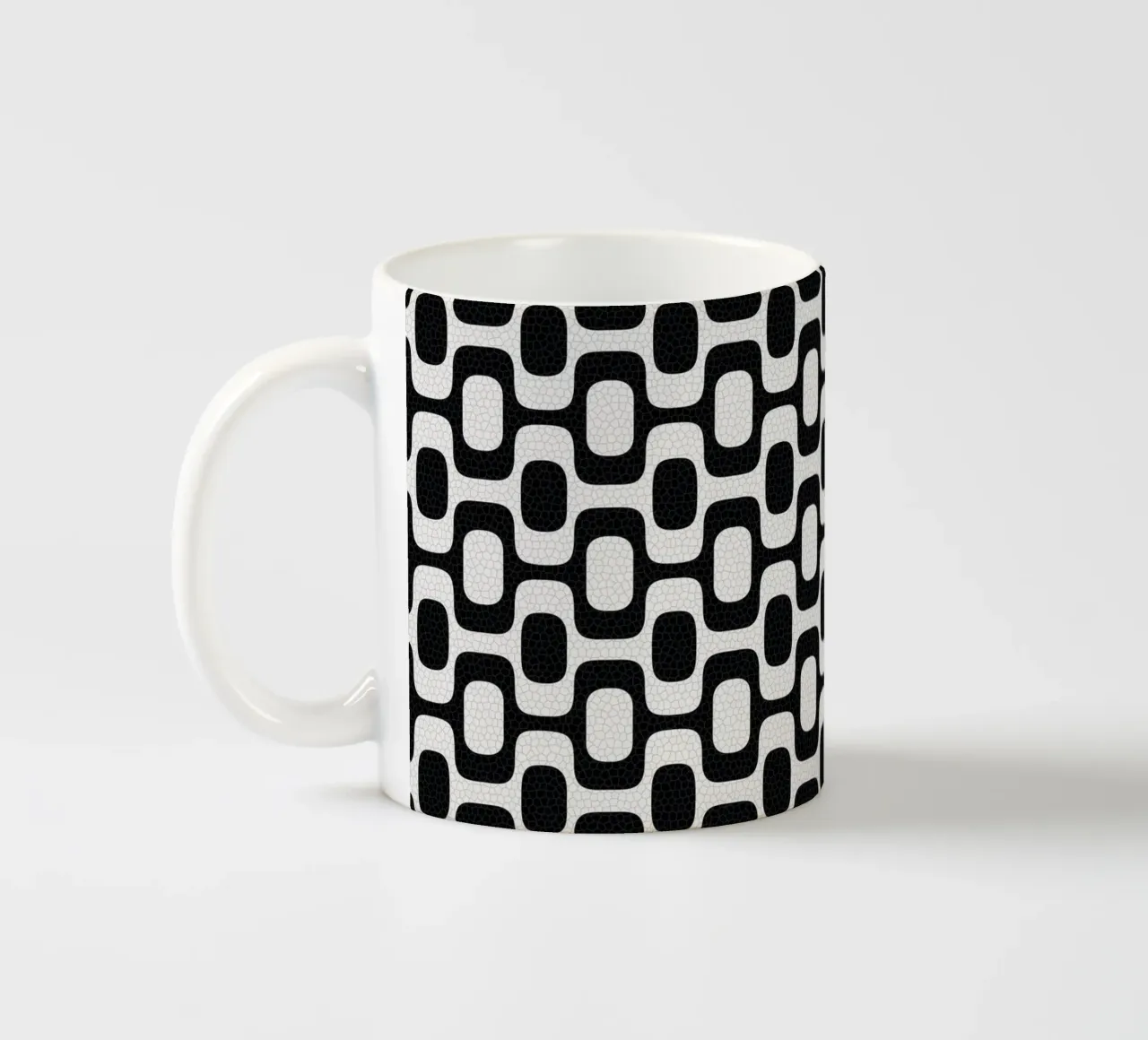 Rio Ipanema Beach Pattern Keramik Tasse von apoloprints