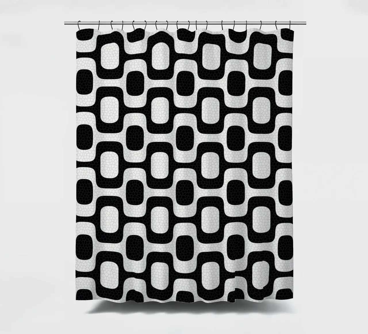 Rio Ipanema Beach Pattern tenda da doccia da apoloprints