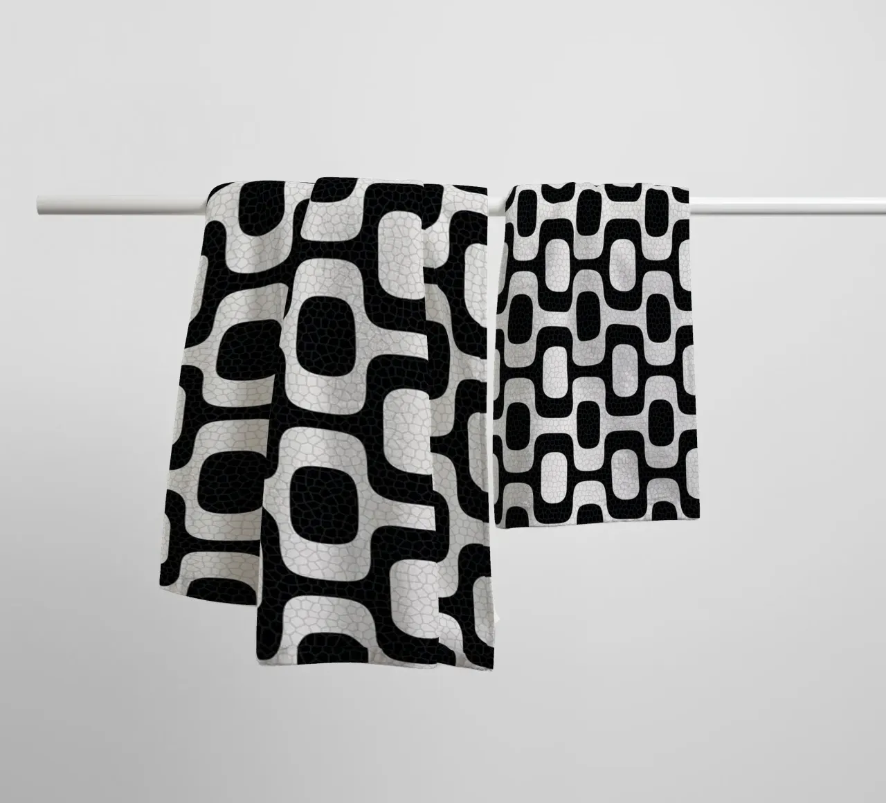 Rio Ipanema Beach Pattern asciugamano da bagno da apoloprints