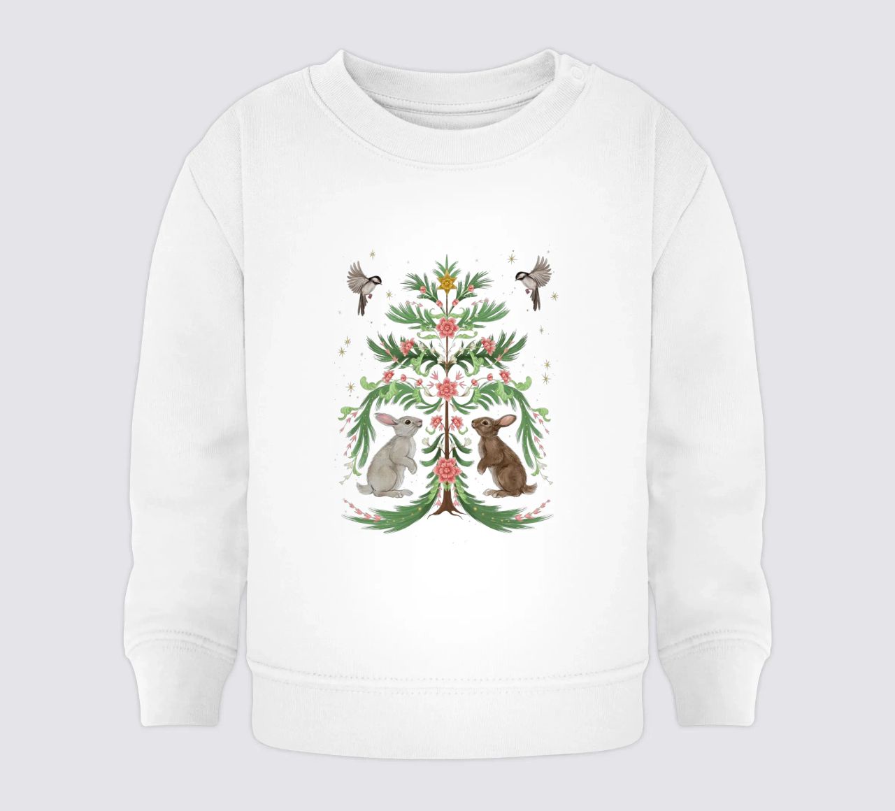 Yule Tree Rabbits felpa neonato da Laura Graves
