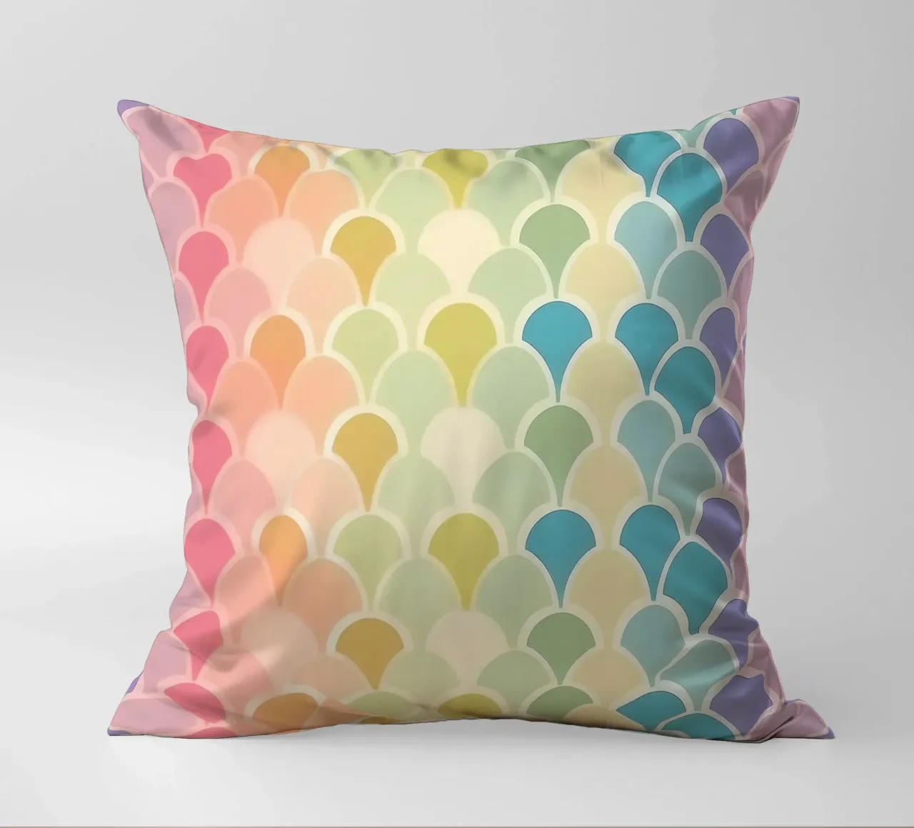Modelli arcobaleno pastello: Design stravagante per ogni stanza cuscino da HoneyDesignsByK