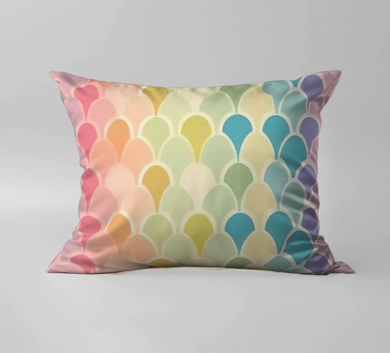 Modelli arcobaleno pastello: Design stravagante per ogni stanza cuscino da HoneyDesignsByK