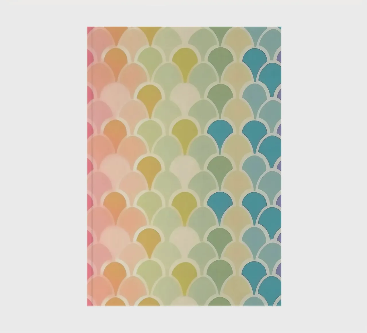 Pastel Rainbow Patterns: Whimsical Design for Every Room notebook by HoneyDesignsByK
