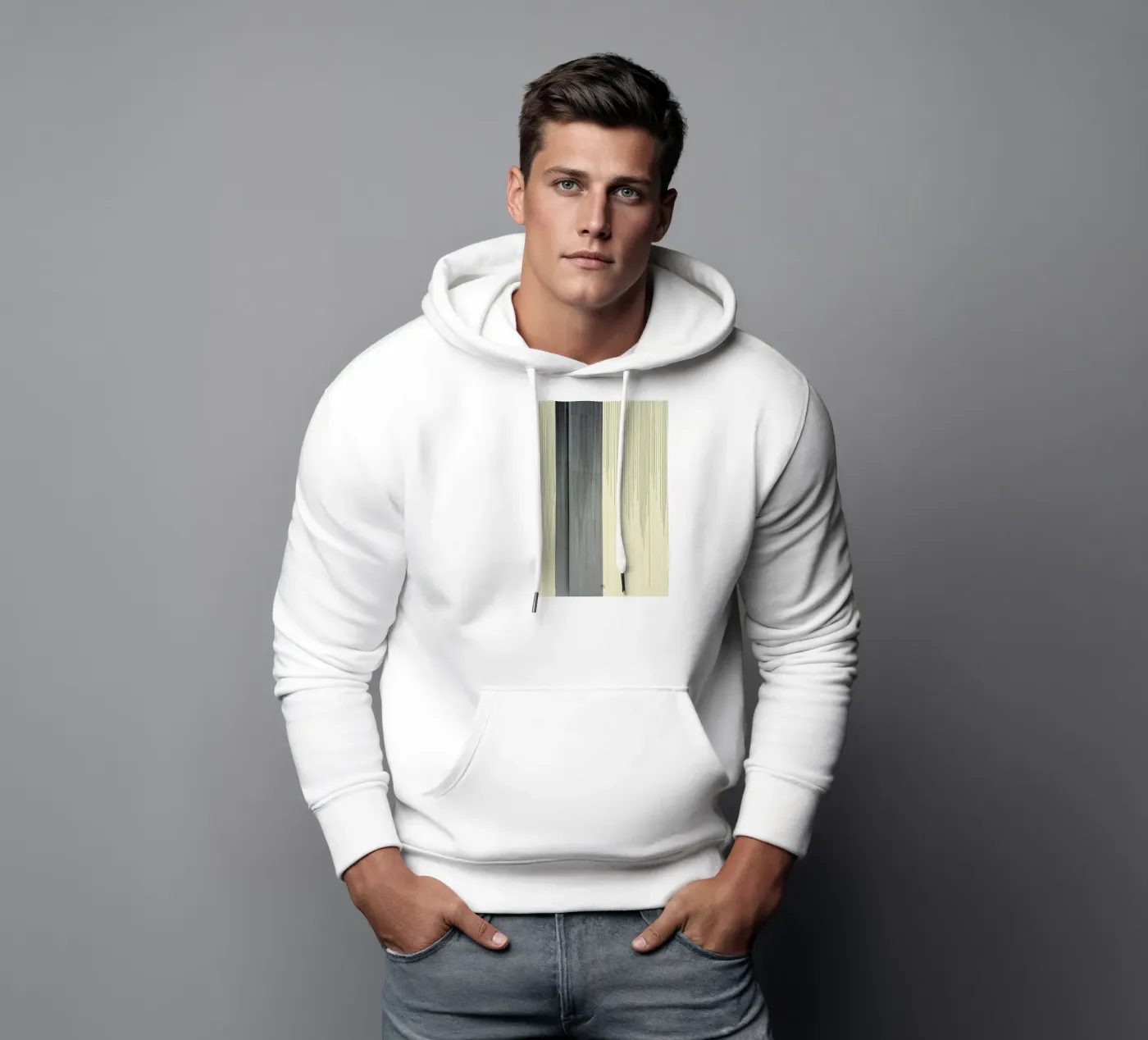 Gray felpa con cappuccio da Nicolas Messaritis