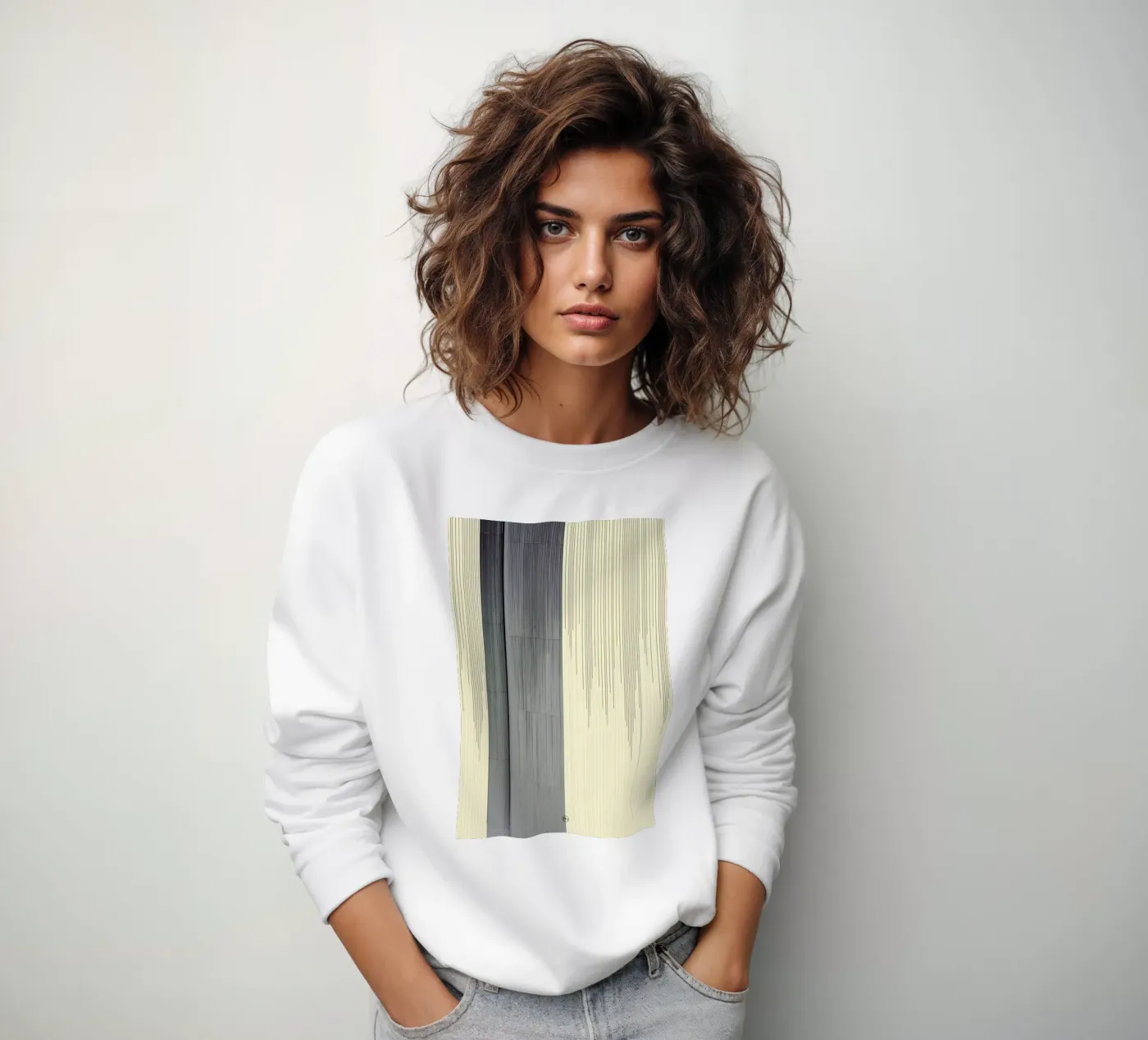 Gray sweatshirt van Nicolas Messaritis