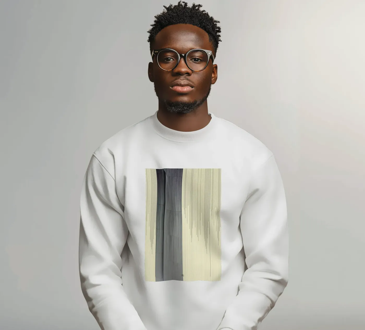 Gray sweatshirt van Nicolas Messaritis