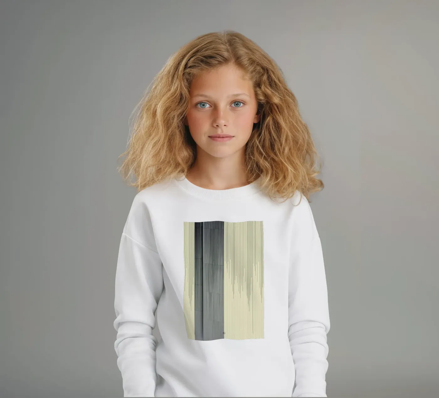 Gray kinder sweatshirt van Nicolas Messaritis