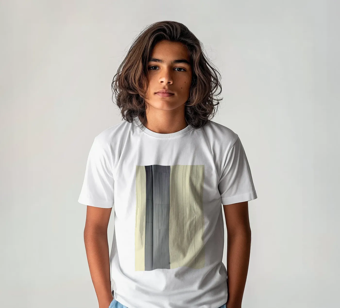 Gray t-shirt enfant de Nicolas Messaritis