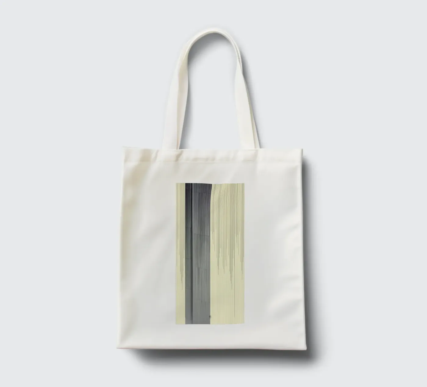 Gray jute draagtas van Nicolas Messaritis