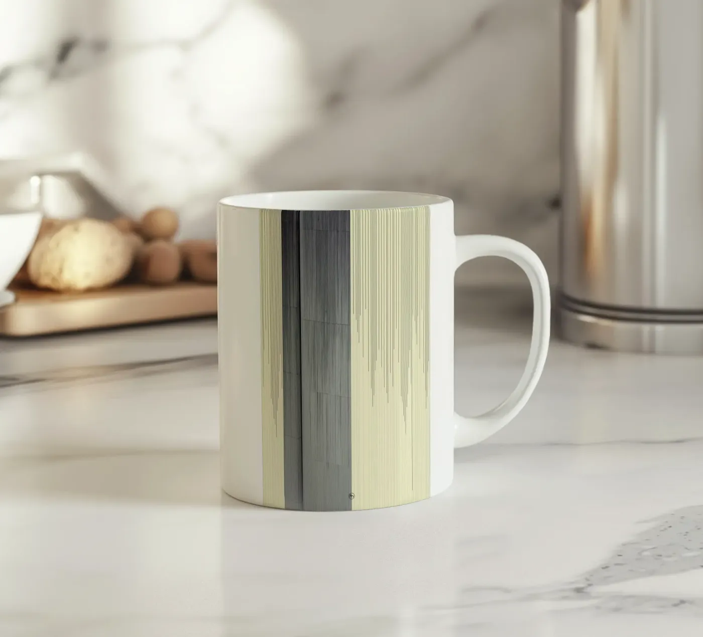 Gray mug en céramique de Nicolas Messaritis