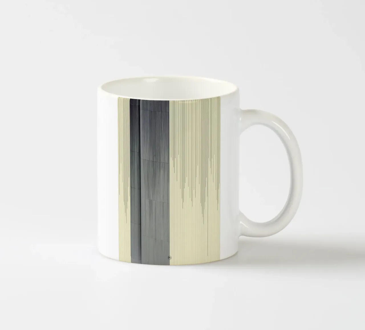 Gray ceramic mug by Nicolas Messaritis