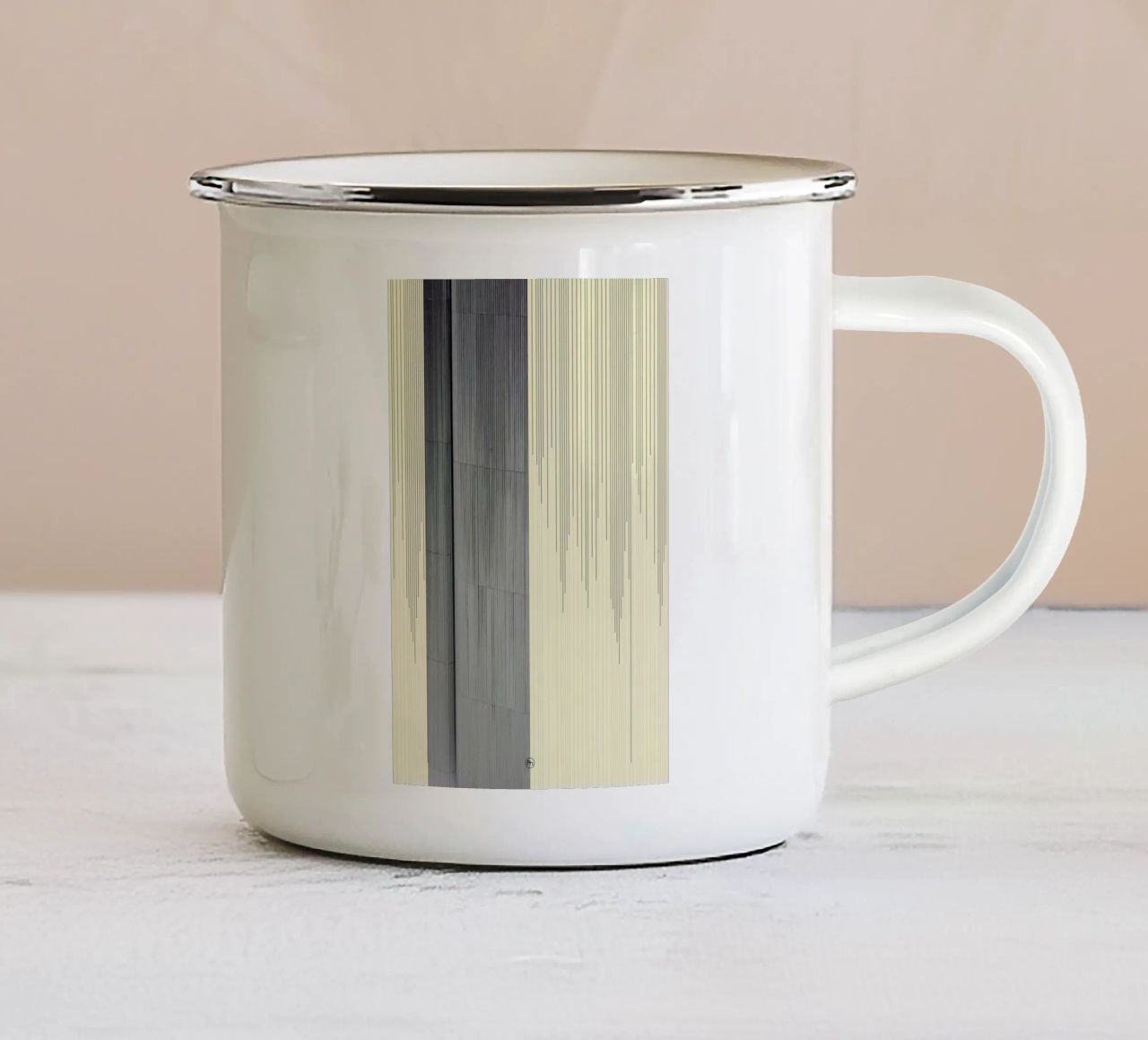 Gray tazza in smalto da Nicolas Messaritis
