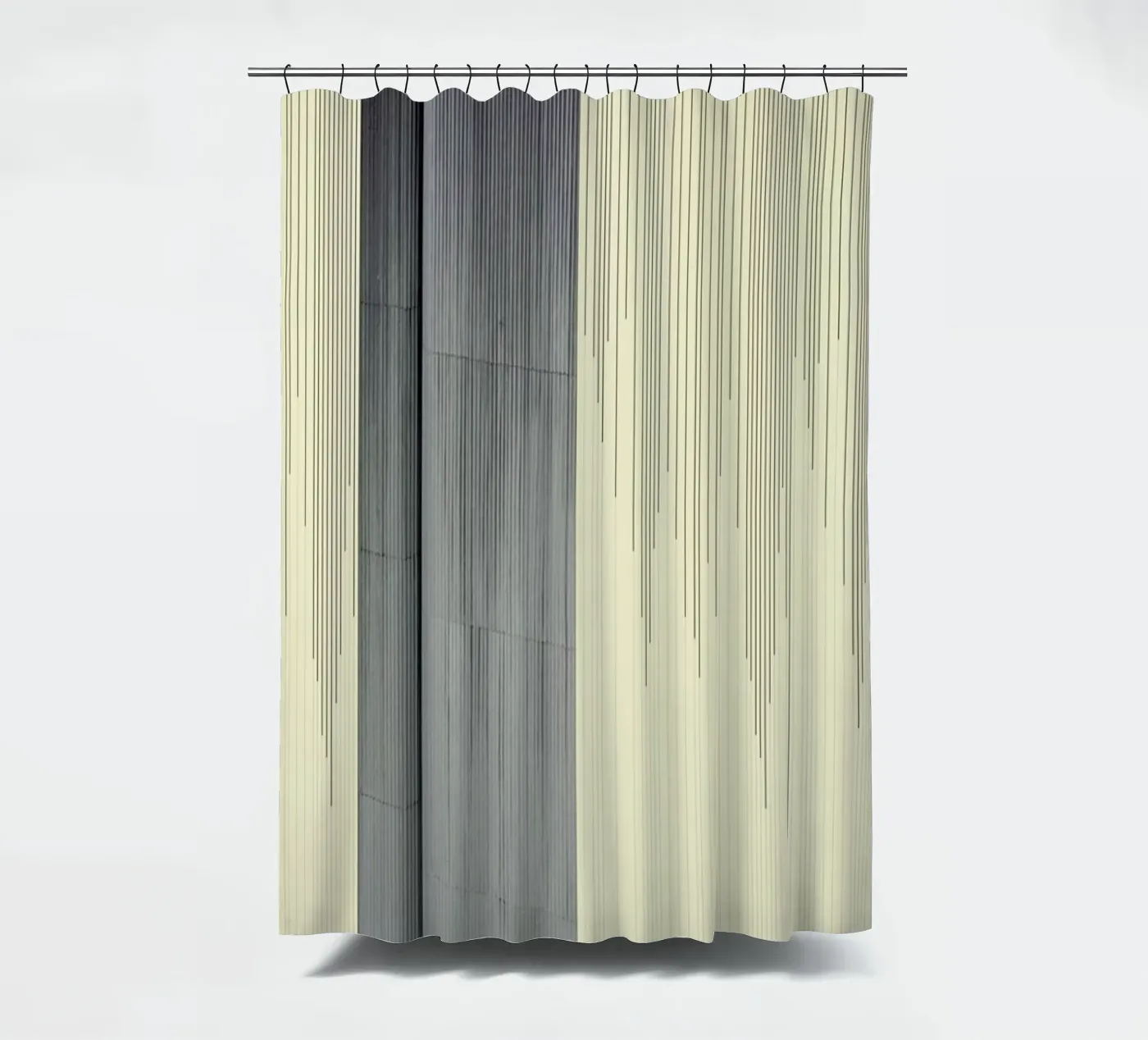 Gray Duschvorhang von Nicolas Messaritis