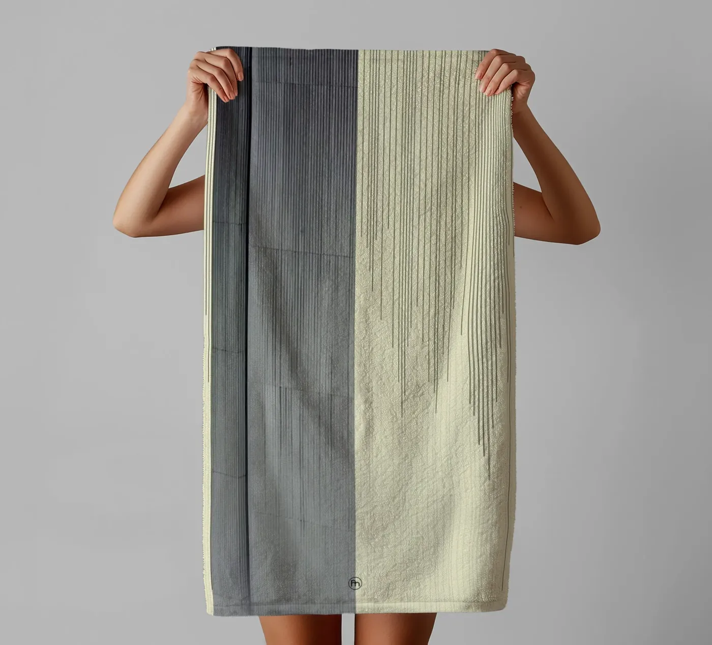 Gray badhanddoek van Nicolas Messaritis