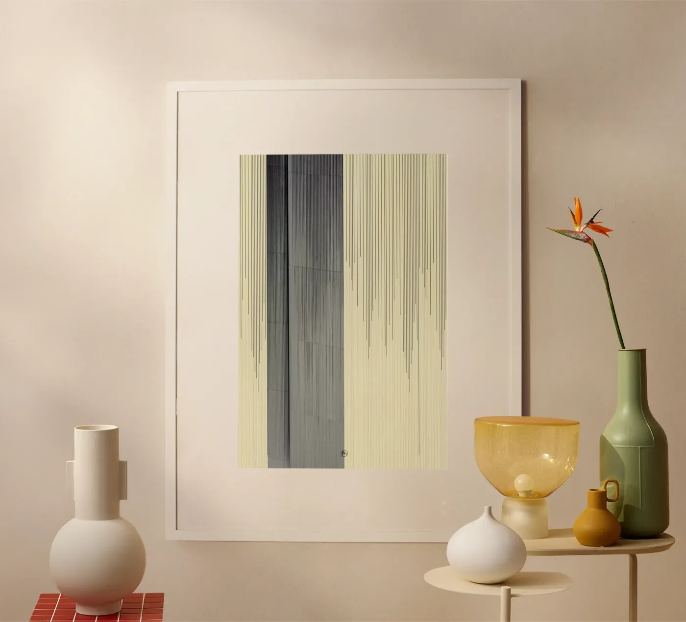 Gray poster van Nicolas Messaritis